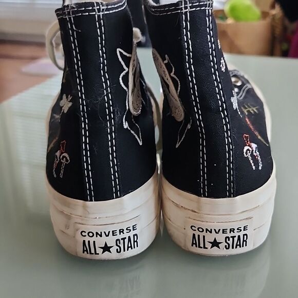 Converse Chuck Taylor All Star Embroidered Platform High Top Sneakers - Picture 7 of 14